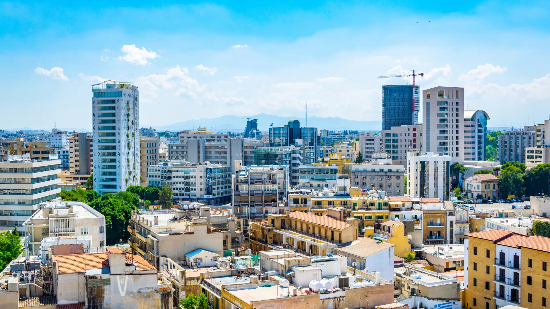 Nicosia aerial view